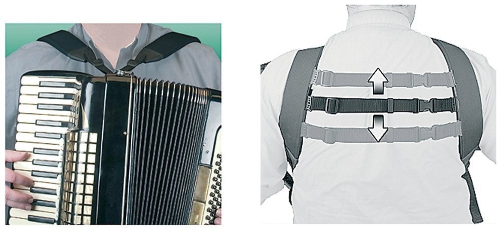 31076 Accordion carrying straps Deluxe Accordion Harness Length 83,8 - 147,3 Accordion accessories - Image 1
