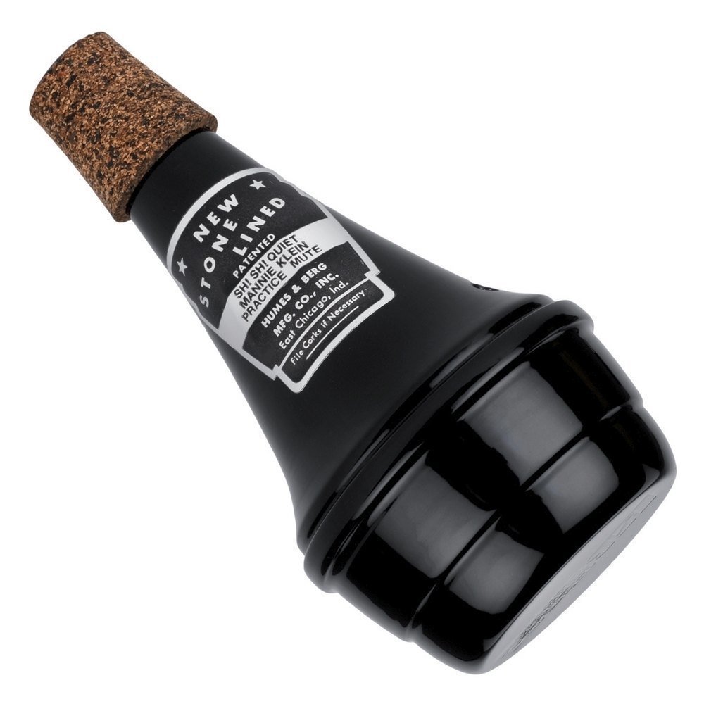 36520 Practice mute New Stone Lined Practice Mute 232BK Trumpet Stone Lined Mutes - Image 1