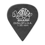 TORTEX SHARP BLACK GUITAR PICKS 1.35MM (72-BAG) Dunlop