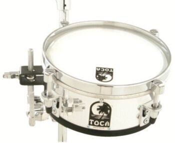 Drumset Add-Ons Acrylic Mini Timbales Smoke Toca Percussion - Image 2