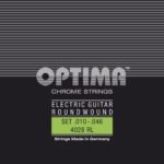 Strings for E-guitar Chrome strings round wound Komplet 12-strunowy E-guitar strings