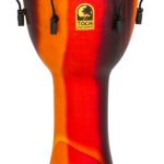 Djembe Freestyle Mechanically Tuned Bali Red Toca Percussion
