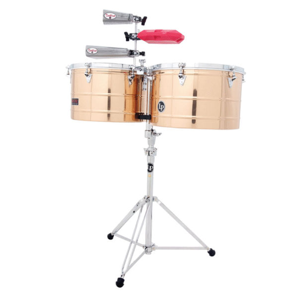 Timbales Prestige Thunder Timbs Solid Bronze Latin Percussion