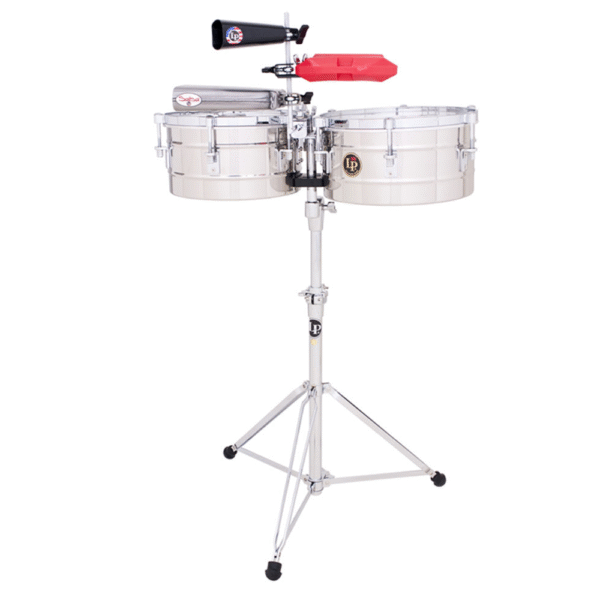 Timbales Tito Puente Stainless Steel 13/14 Latin Percussion