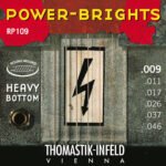 Strings for E-guitar Power Brights Series Set 009 heavy E-guitar strings