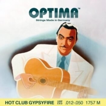 Strings for Acoustic Guitar Hot Club Gypsyfire silver plated Set with loop end Acoustic guitar strings