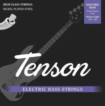 E-Bass Strings Tenson Nickel .045-.105, Medium/Light Strings for plucking instruments - Image 2