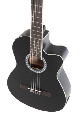 E-Acoustic classical guitar Basic E-Acoustic, Black VGS Classical Guitars - Image 3