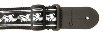 Guitar Straps Signature Nylon White/Black Guitar Accessories - Image 3