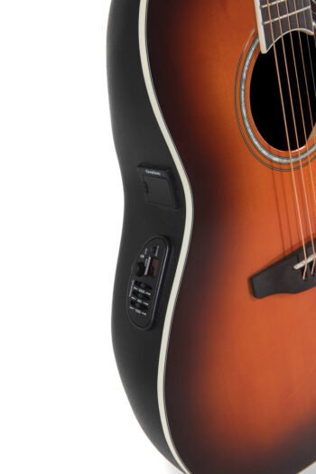 E-Acoustic Guitar Celebrity CS Standard Mid Cutaway Sunburst Ovation - Image 4