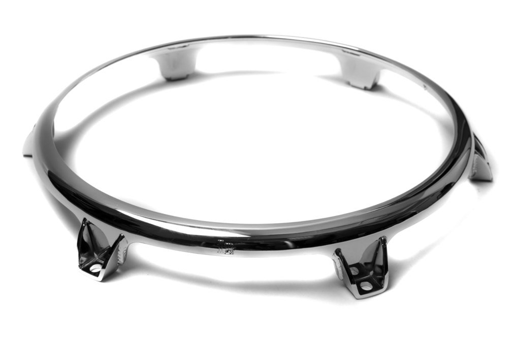 91287 Hooped Conga Comfort Curve II | Top Tuning (Extended Collar) Chrome 12 1/2 Tumba | 6 hole Latin Percussion - Image 1