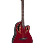 E-Acoustic Guitar Celebrity Elite Mid Cutaway Ruby Red Ovation