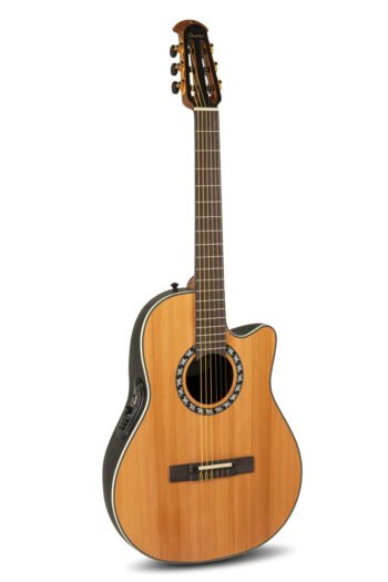 E-Acoustic classical guitar Classic Nylon Legend Mid Cutaway Natural Ovation - Image 2