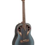 E-Acoustic Guitar 1687GT Deep Non-Cutaway Reverse Blue Burst Ovation