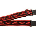Guitar Straps Signature Nylon Ruby Red/Black Guitar Accessories