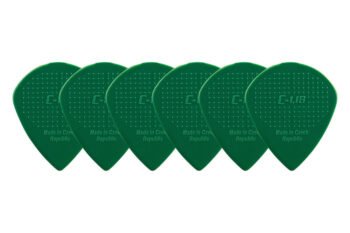 Pick Janicek Nylonpicks 1.18 dark green Guitar Accessories - Image 2