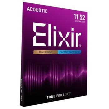 11025 Acoustic Polyweb Custom 11-52 Elixir