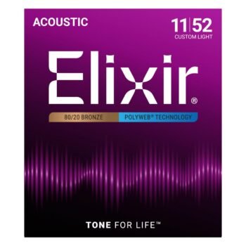 11025 Acoustic Polyweb Custom 11-52 Elixir - Image 2