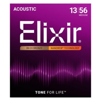 11102 Acoustic Nanoweb Medium 13-56 Elixir - Image 2