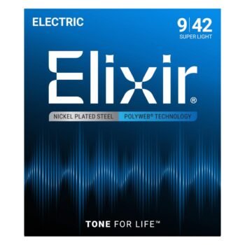 12000 Electric Polyweb Super Light 09-42 Elixir - Image 2