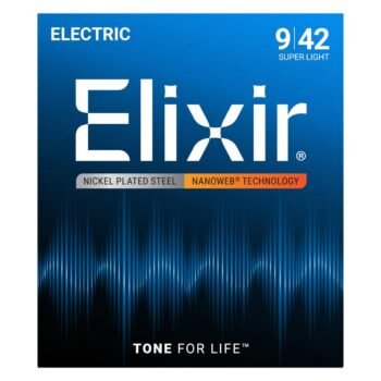 12002 Electric Nanoweb Super Light 09-42 Elixir - Image 2