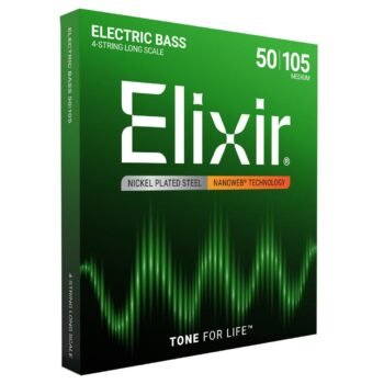 14102 Bass Nanoweb Medium 50-105 Elixir