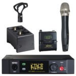 ACT-582-TCHC59 Set 5,8 GHz 1 x UHF Dual Receiver ACT-5802, 1 x ACT-58TC 1 x handheld transmitter ACT Mipro