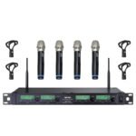 ACT-343-H80 518-542 MHz 1 x ACT-314B UHF Receiver 4 x ACT-32H-80 handheld transmitter 4 x MD-20 mic Mipro