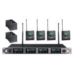 ACT-747-TC 823-832 MHz 1 x UHF Receiver ACT-747B, 2 x MP-80 4 x rechargeable pocket transmitter ACT- Mipro