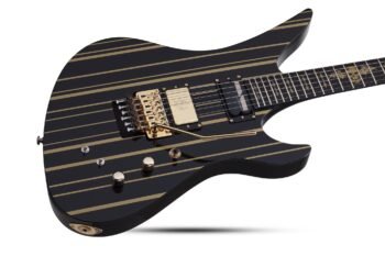 1742 SYNYSTER GATES CUSTOM-S  BLK/GOLD Schecter - Image 3