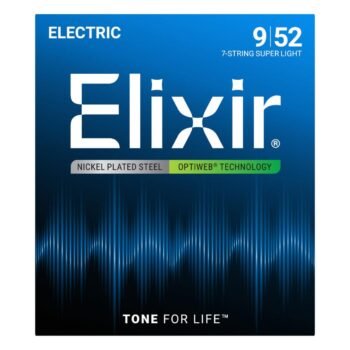 19007 Electric Optiweb 7-String Super Light 09-52 Elixir - Image 2