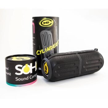 Soho Cylinders Twin Stereo Speaker (black) Soho - Image 4