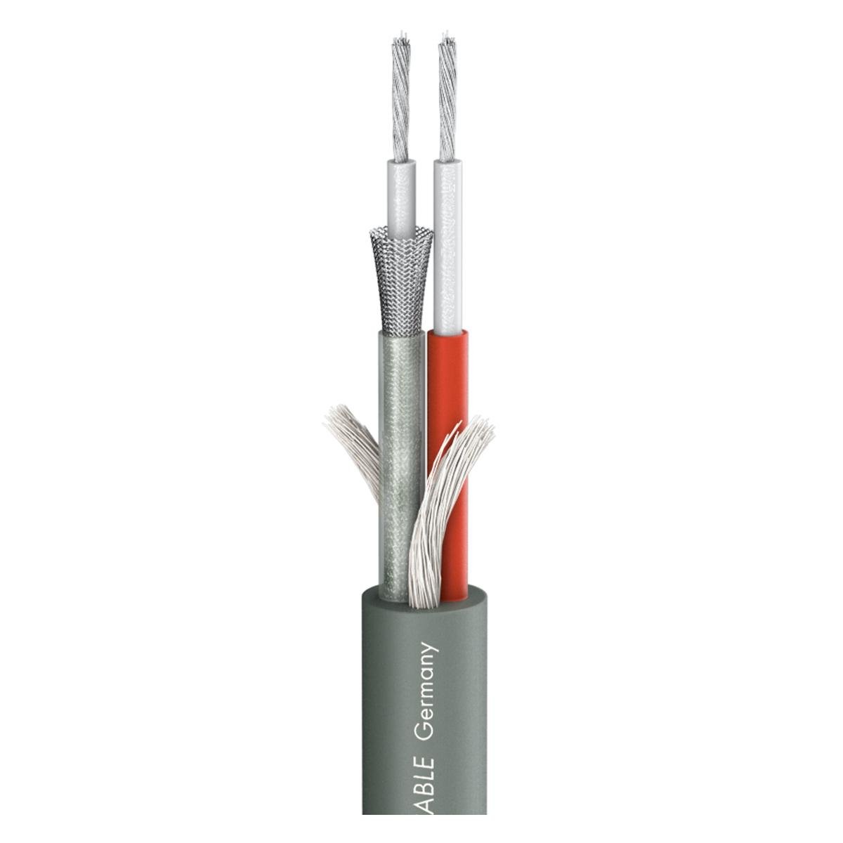300-008m Instrument Cable Colonel Incredible; 2 x 0,35 mm²; PVC Ø 7,20 mm; olive green Sommer Cable - Image 1