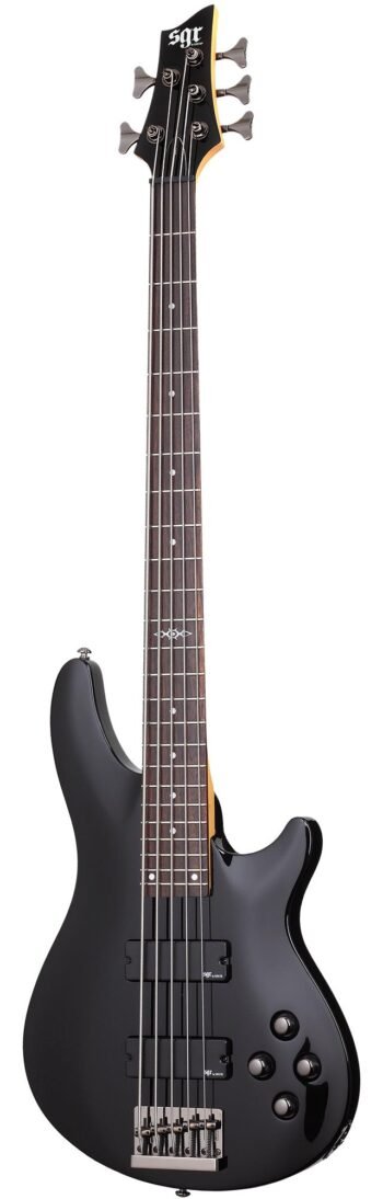 3824 C-5 BASS SGR BY SCHECTER  BLK Schecter
