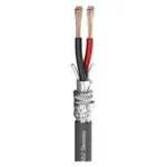 Speaker Cable Meridian Install SP215; 2 x 1,50 mm²; FRNC, shielded Ø 8,00 mm; dark grey Sommer Cable