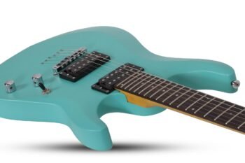 C-6 Deluxe Satin Aqua Schecter - Image 2