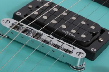 C-6 Deluxe Satin Aqua Schecter - Image 4