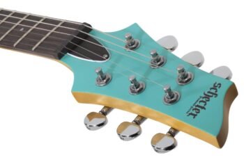 C-6 Deluxe Satin Aqua Schecter - Image 5