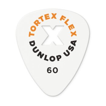 TORTEX FLEX X STANDARD WHITE GUITAR PICKS .60MM (12-PACK) Dunlop - Image 3