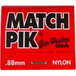 MATCH PIK NYLON GUITAR PICKS .88MM (12 BOOKS) Dunlop
