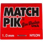 MATCH PIK NYLON GUITAR PICKS 1.0MM (12 BOOKS) Dunlop