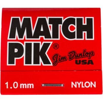 MATCH PIK NYLON GUITAR PICKS 1.0MM (12 BOOKS) Dunlop