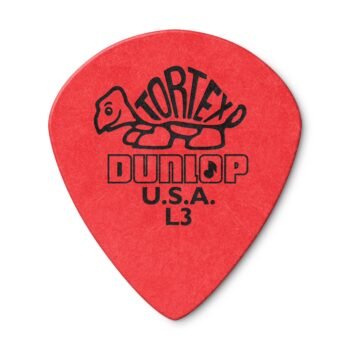 472RL3 TORTEX JAZZ 3 RED GUITAR PICKS (36-BAG) Dunlop