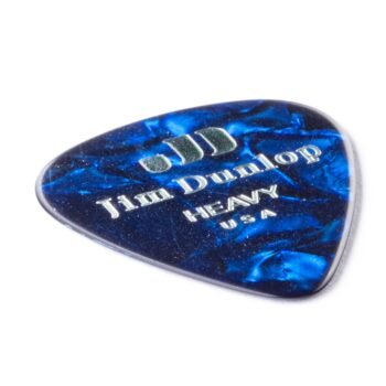 483R10HV BLUE PEARLOID CELLULOID HEAVY GUITAR PICKS (72-BAG) Dunlop - Image 3