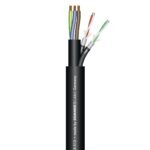 SC-Monolith 2 HV; power: 3 x 2,50 mm²; DMX: 2 x 0,25 mm²; PVC Ø 16,00 mm; black Sommer Cable