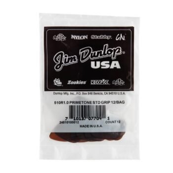 PRIMETONE STANDARD GRIP GUITAR PICKS 1.0MM (12-BAG) Dunlop - Image 4