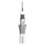 SAT-cable HD, 120dB, longlife SC-Astral-LLX; 1 x 1,13; PVC Ø 6,80 mm; white Sommer Cable