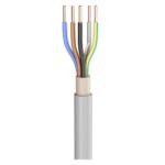 Power Lead NYM-J; 5 x 2,50 mm²; PVC, flame-retardant, Ø 11,25 mm; grey; Eca Sommer Cable