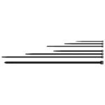 Nylon cable ties - 7.2 x 350 mm Black, uv-resistant version Procab
