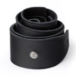 BMF08BK 64MM TRIPLE BLACK LEATHER BMF GUITAR STRAP Dunlop